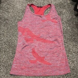 Oiselle Pink Fly tank top